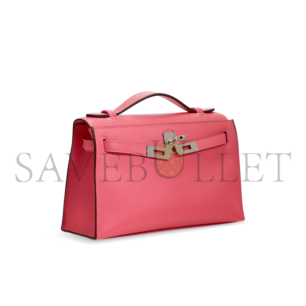 H**mes mini kelly epsom 8w rose azalee (22*14*7cm)